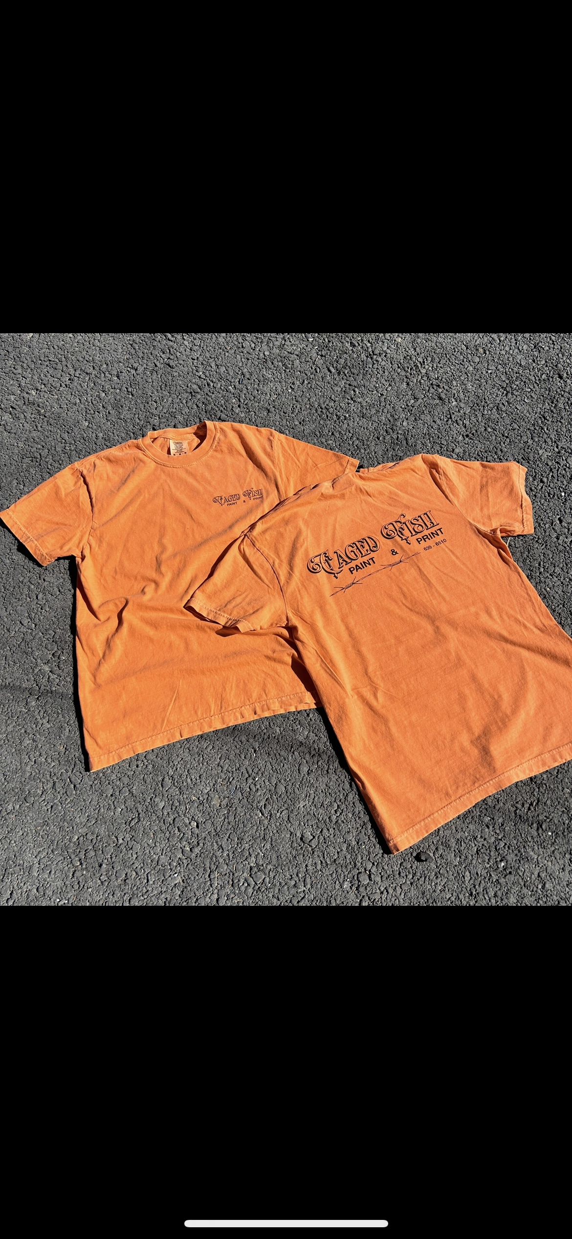 ◇LENINA◇ CALLA city print Tshirt_ORANGE CHAI CLUB (ORNG) T-Shirt – RwnlPwnl
